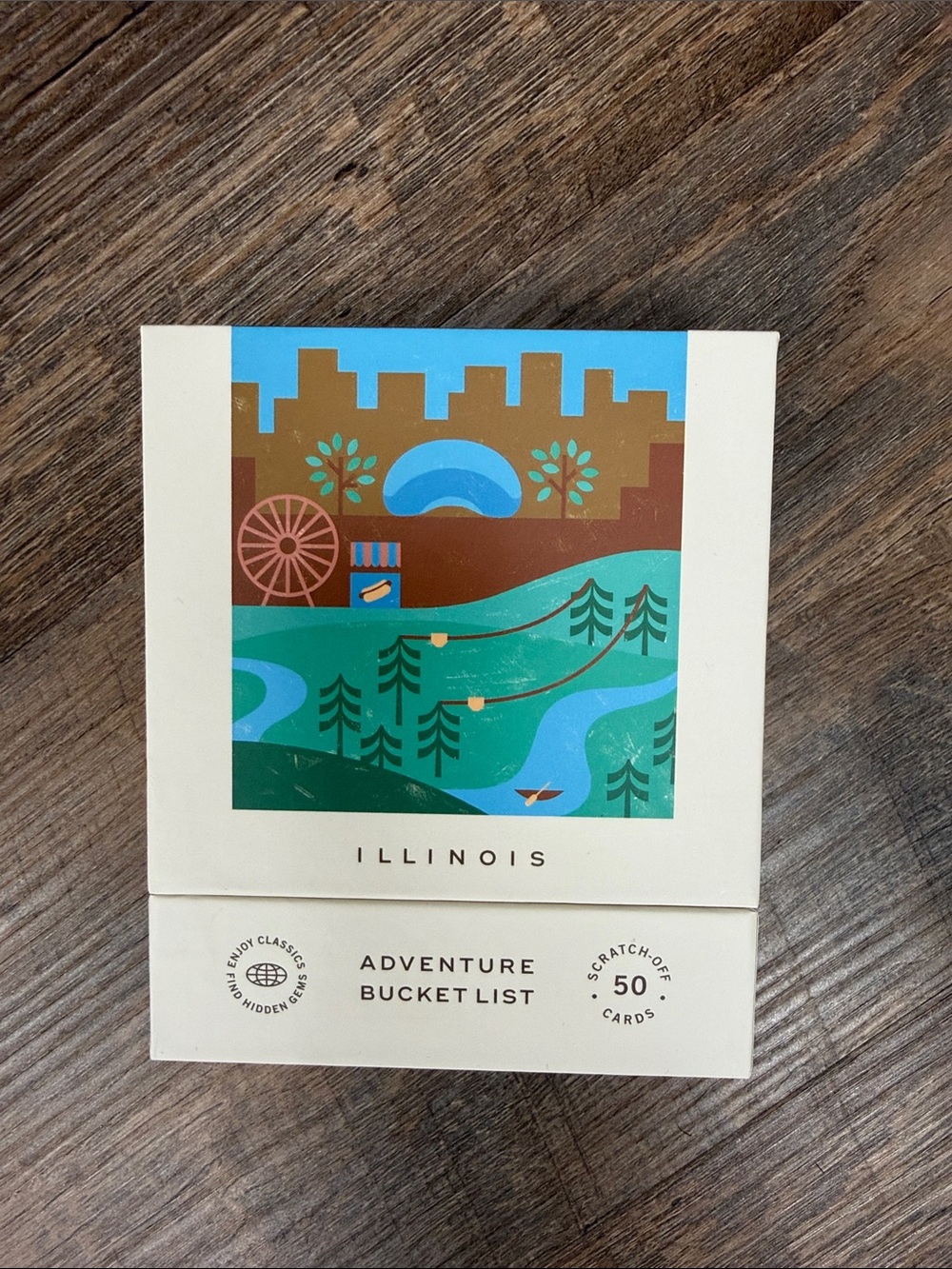 Illinois Adventure Bucket List Scratch-Off Cards